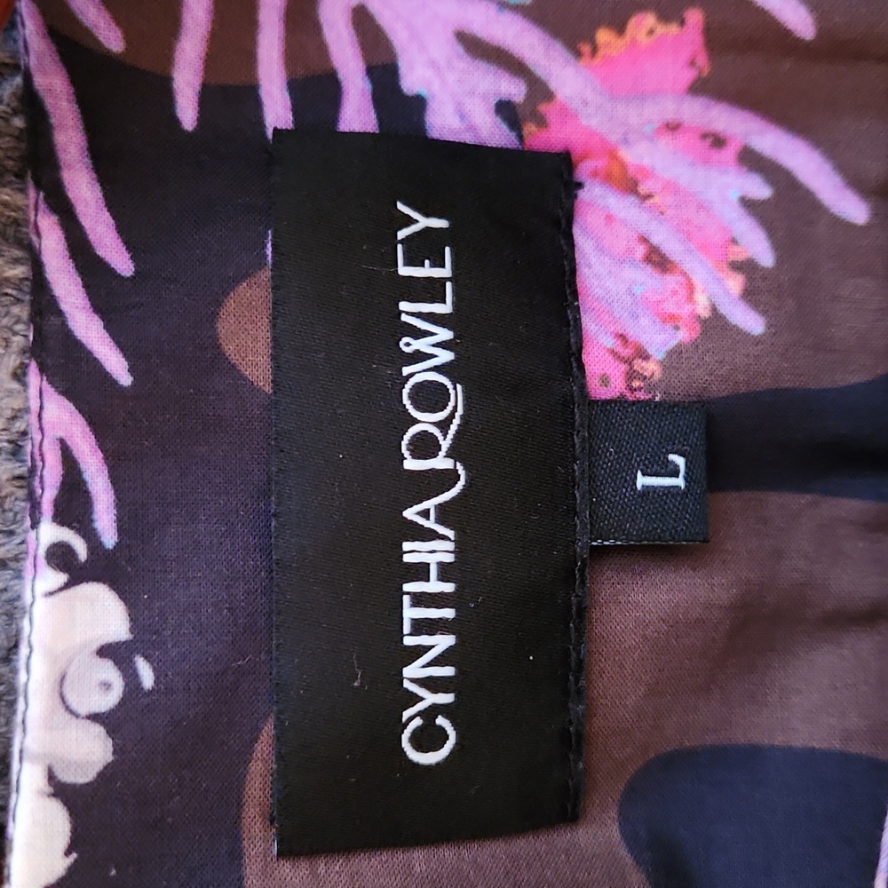 Cynthia Rowley Floral Dress Size L - Picture 4 of 4